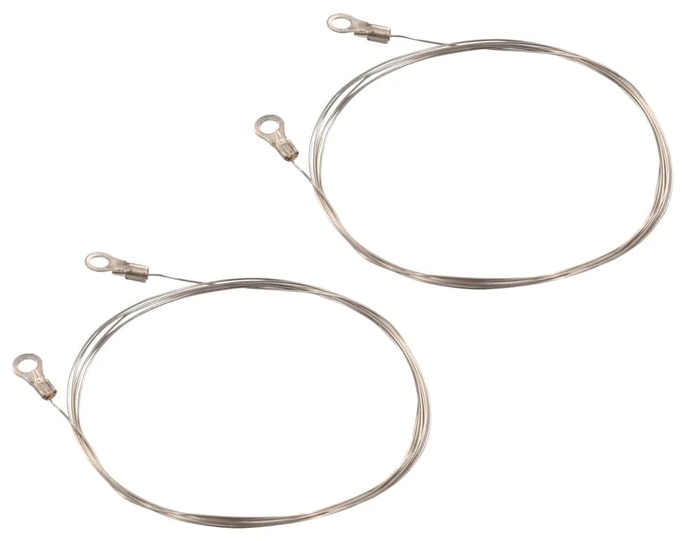 vidaXL Fios de corte para cortador de espuma 2 pcs 137 cm