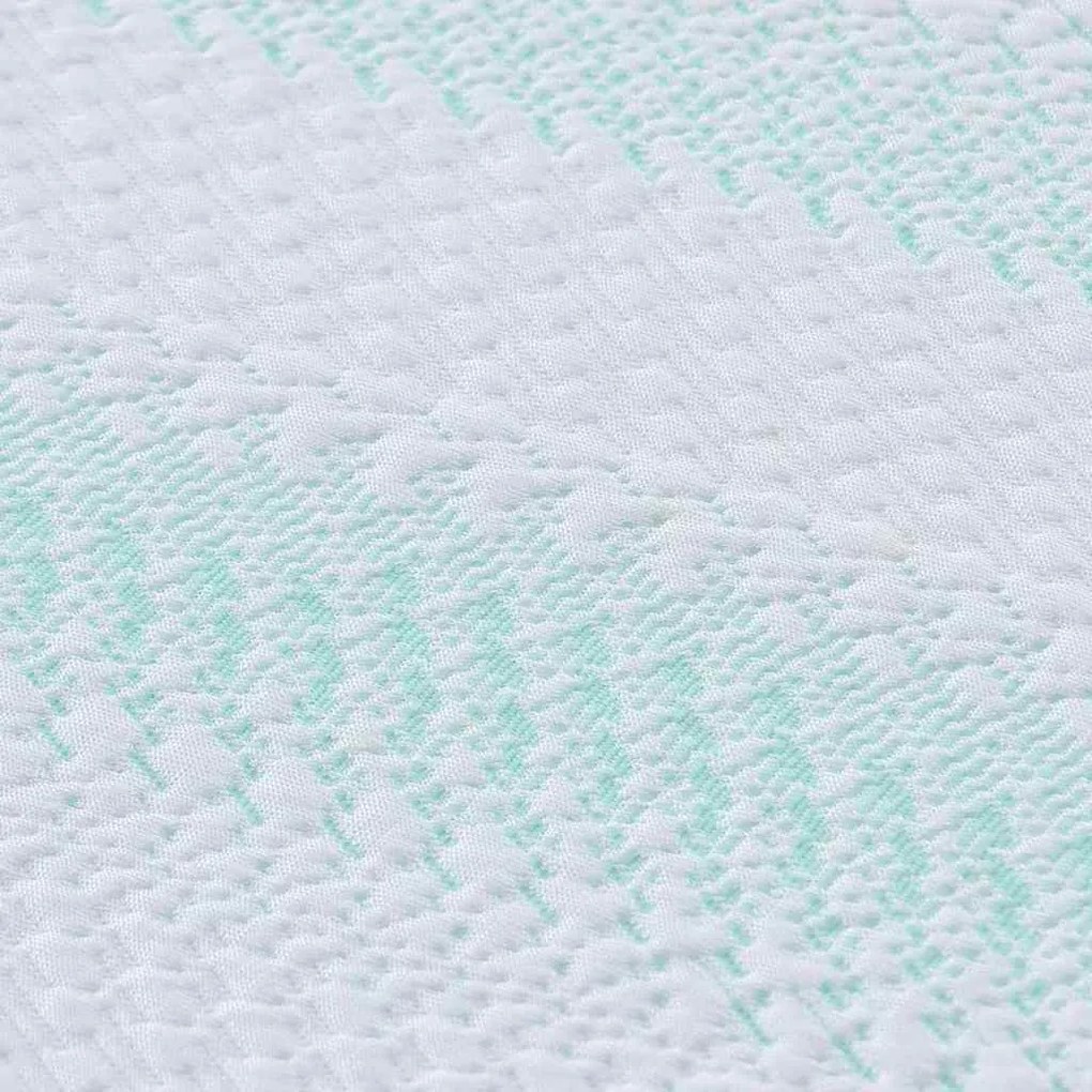 Protetores de Colchão Branco e Verde 160 x 200 cm