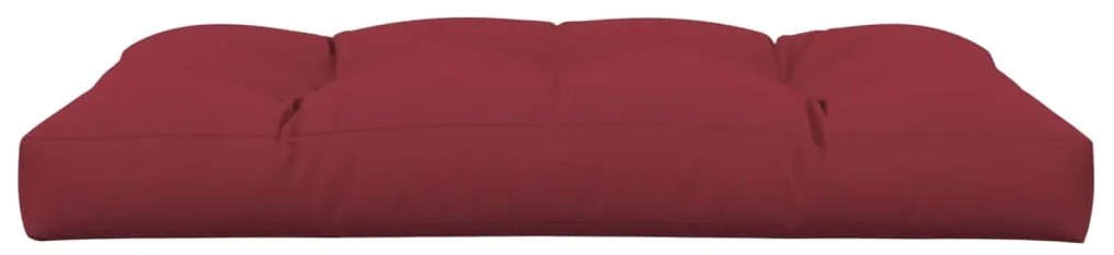 Almofadão p/ sofá de paletes 120x80x12 cm tecido vermelho tinto