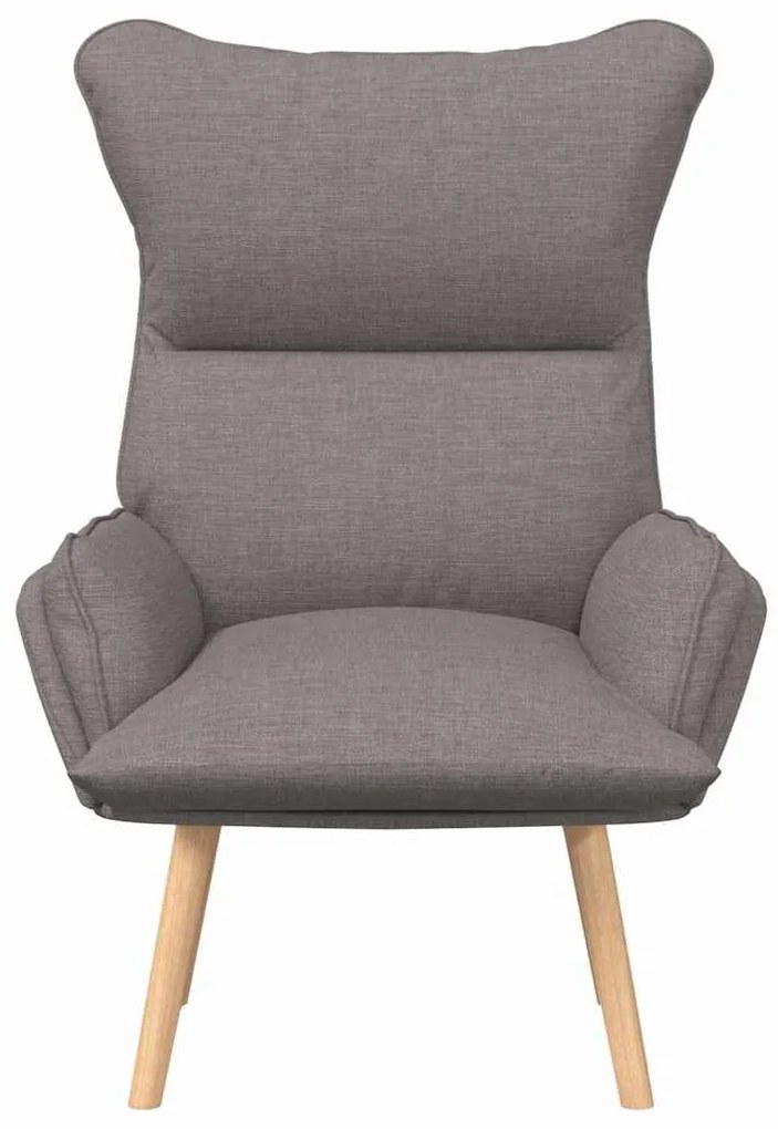 Poltrona Relaxante vidaXL em Tecido Taupe