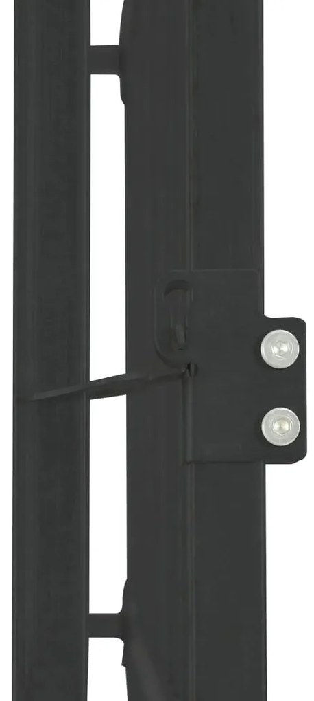 Canil de exterior com telhado 150x150x210 cm