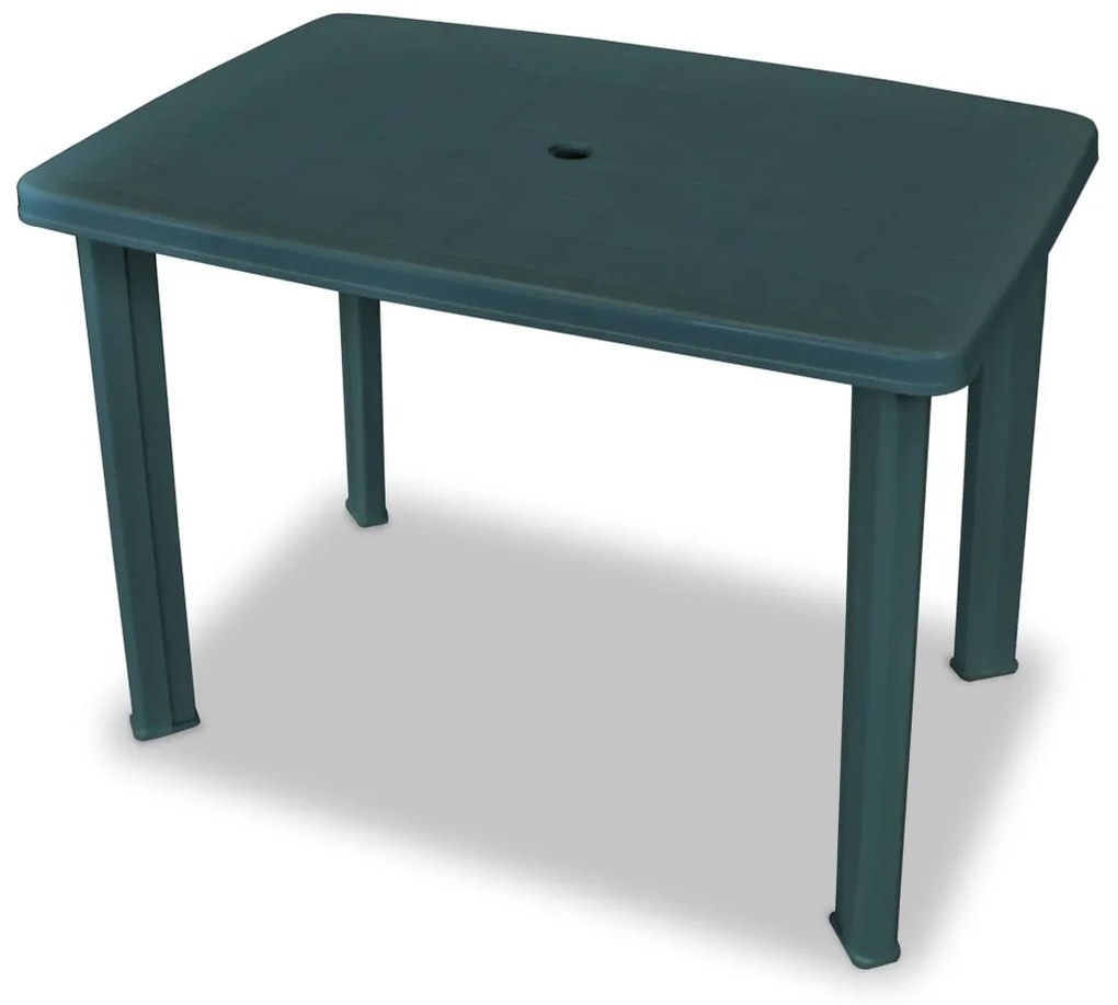 Conjunto bistrô 3 pcs plástico verde