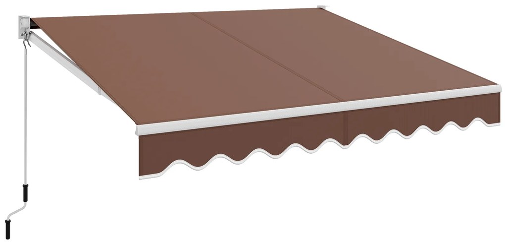 Toldo de varanda dobrável 198x245cm