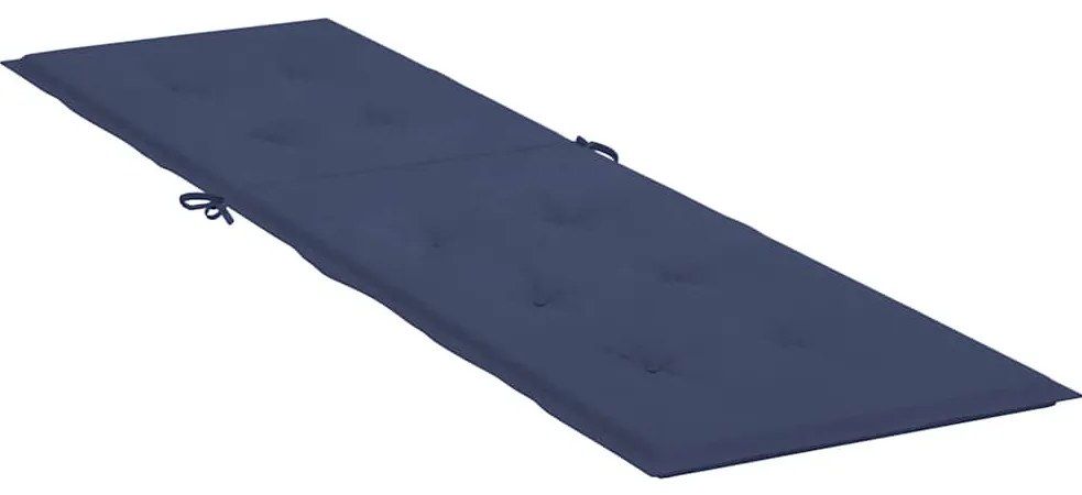 Almofadão para cadeira de terraço tecido oxford azul-marinho