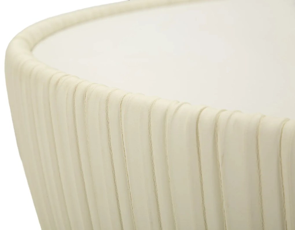 MESA DE CENTRO ELGE Ø 71X38 CM CREME, DOURADO E BRANCO