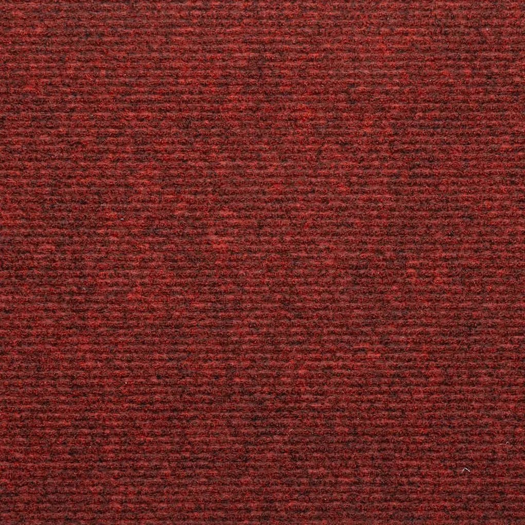Tapetes de escada adesivos 30 pcs 65x24,5x3,5 cm vermelho