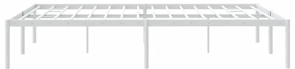 Estrutura de cama 140x200 cm metal branco
