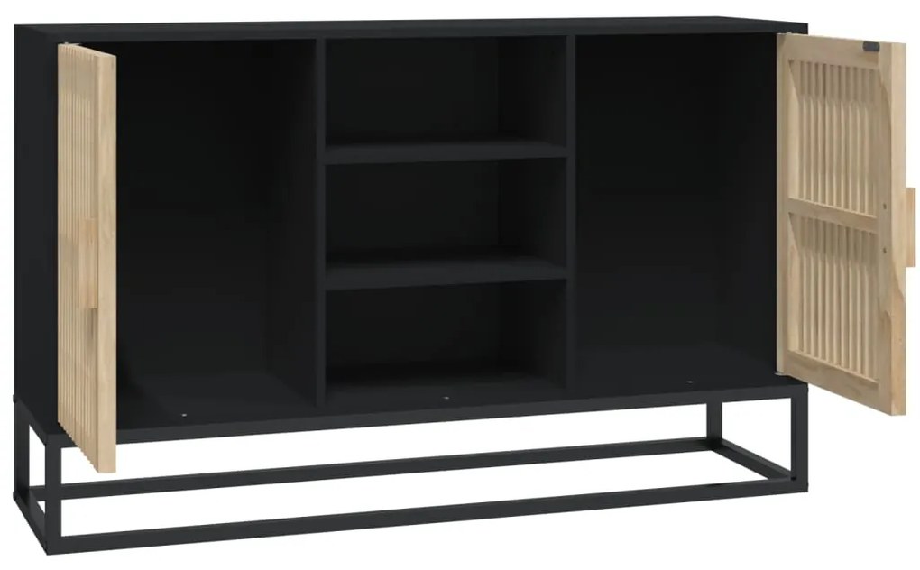 Aparador 105x30x65 cm derivados de madeira preto