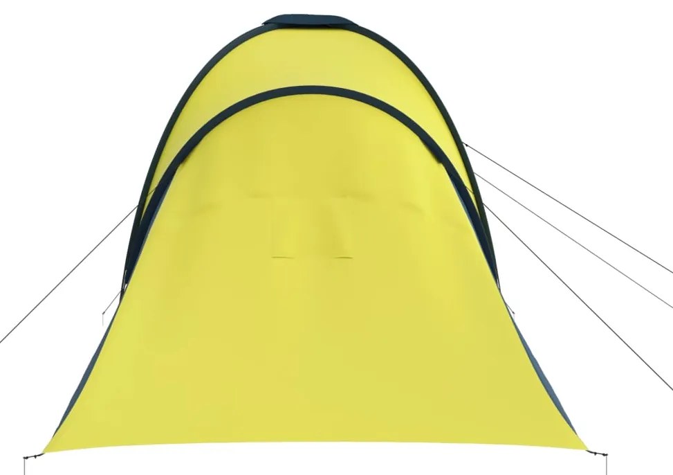 Tenda de campismo para 6 pessoas azul e amarelo