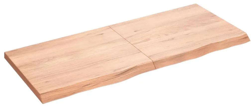 vidaXL Prateleira de parede 120x50x(2-4) cm carvalho tratado castanho