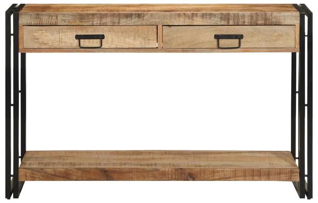 Mesa de Console vidaXL 120x33x75 cm Madeira de Mangueira Sólida