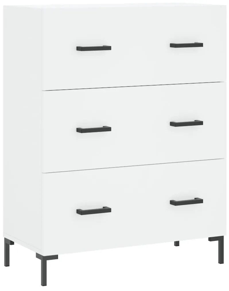 Armário alto 69,5x34x180 cm derivados de madeira branco