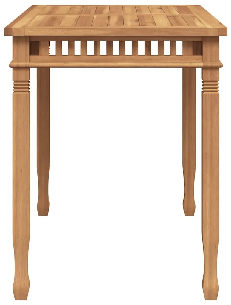 Mesa de jantar para jardim 110x65x80 cm madeira de teca maciça