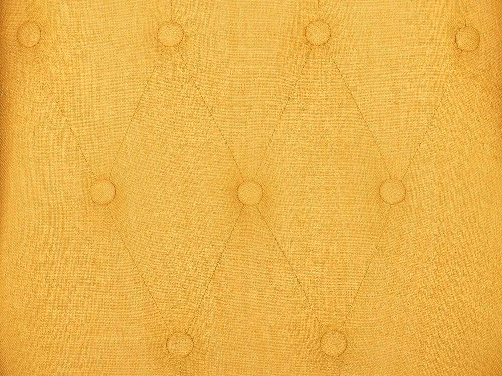 Poltrona em tecido amarelo ALTA Beliani