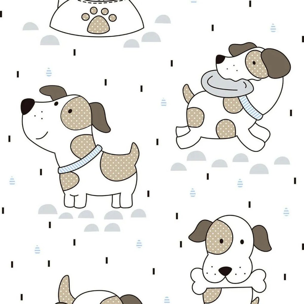 Capa nórdica Cool Kids Puppy Solteiro (180 x 220 cm)