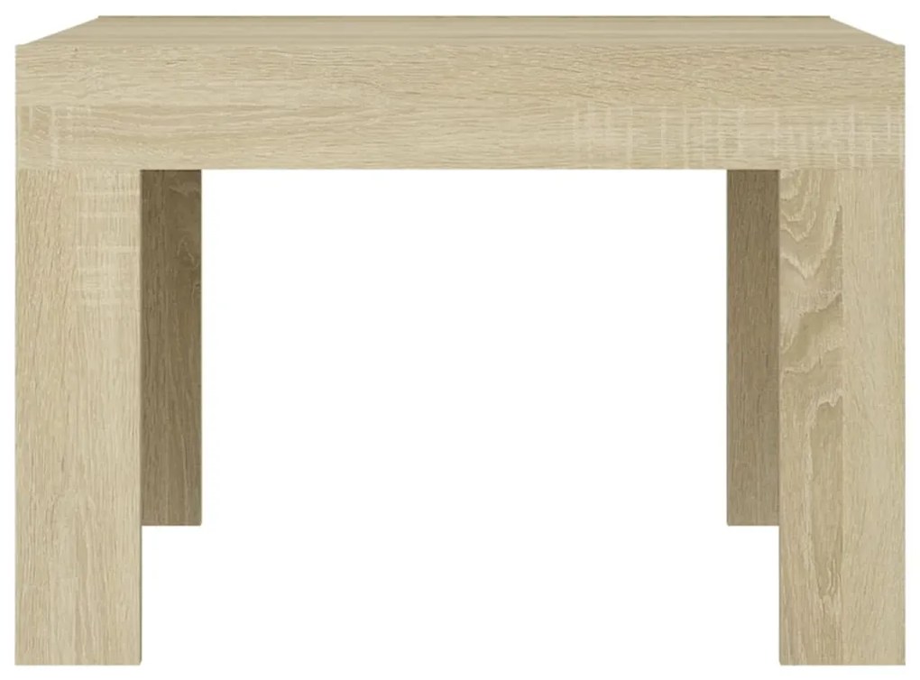 Mesa de centro 50x50x35 cm derivados de madeira carvalho sonoma