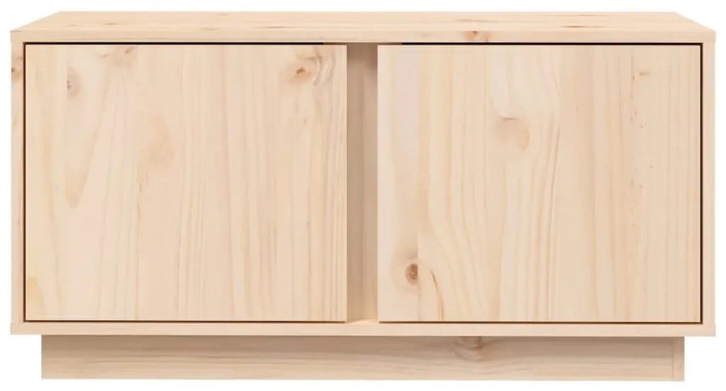 Móvel de TV 80x35x40,5 cm madeira de pinho maciça