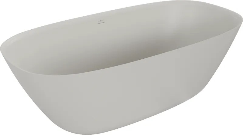Mexen Como banheira independente de conglomerado 150 x 82 cm, betão mate - 57311508261