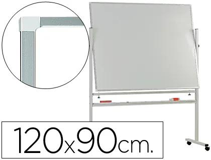 Quadro Branco Q-connect Melamina Dupla Face-giratorio com Rodas 120x90cm
