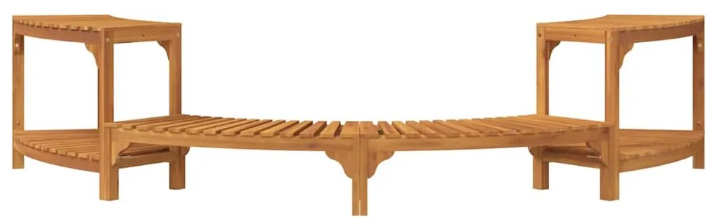 Surround para Hidromassagem Semicircular 252x111.5x55.5 cm Madeira Mac