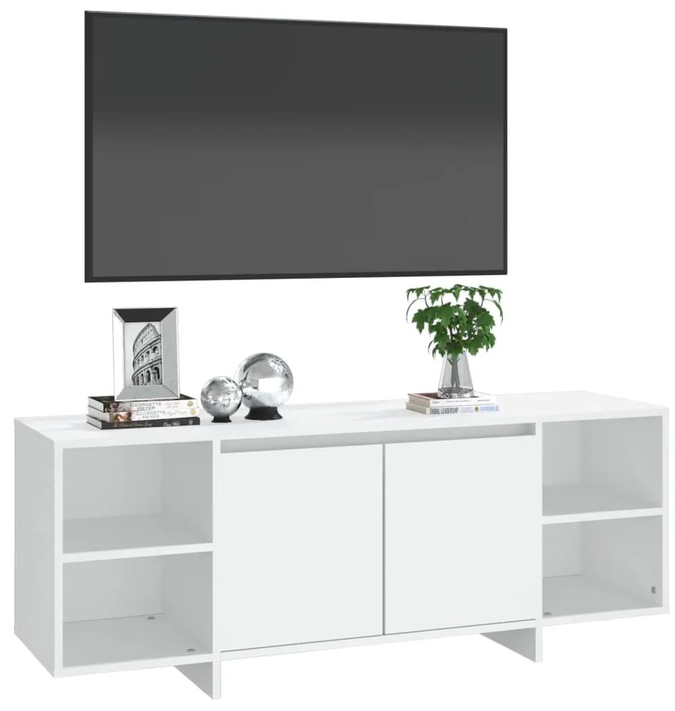 Móvel de TV Endy com 2 Portas de 130cm - Branco - Design Moderno