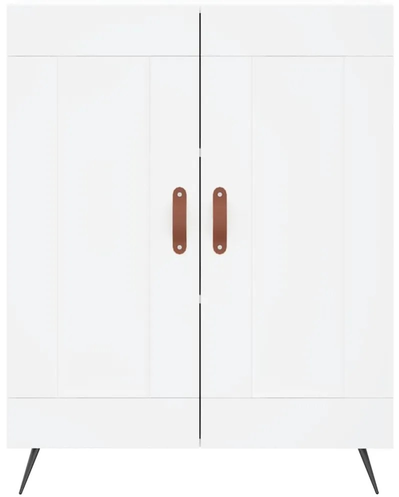 Armário alto 69,5x34x180 cm derivados de madeira branco