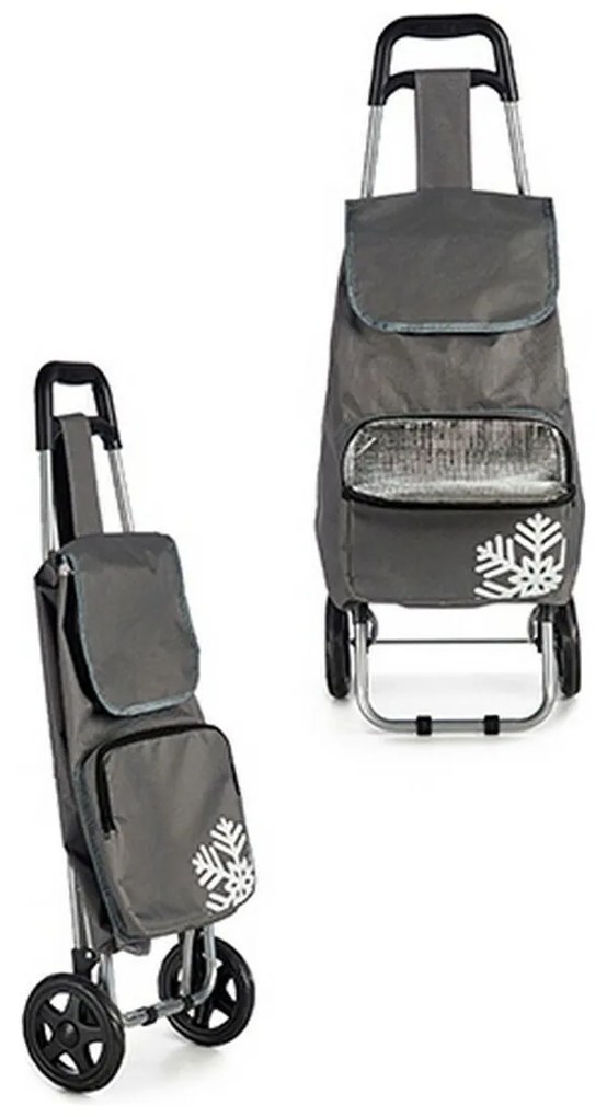 Carro de Compras Cinzento Escuro (6 x 89,5 x 36 cm)