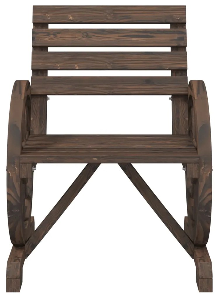 3 pcs conjunto lounge de jardim madeira de abeto maciça