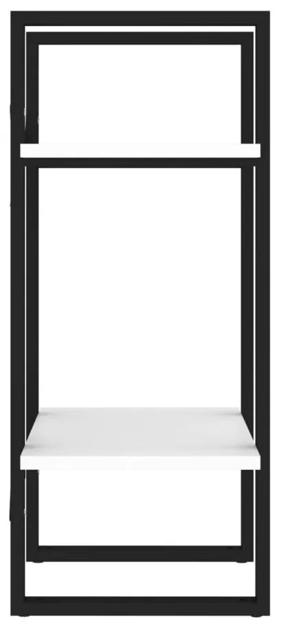Estante com 2 prateleiras 40x30x70 cm derivados madeira branco