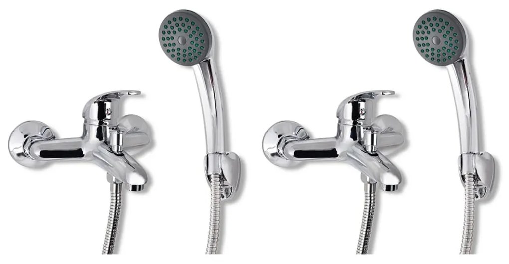 275922 vidaXL Chuveiros misturadores 2 pcs