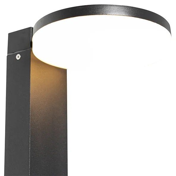 Moderno candeeiro de exterior preto 80 cm com LED IP44 - Esmee Moderno