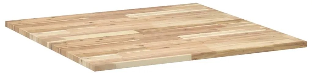 Tampo de mesa quadrado 80x80x2 cm madeira de acácia maciça