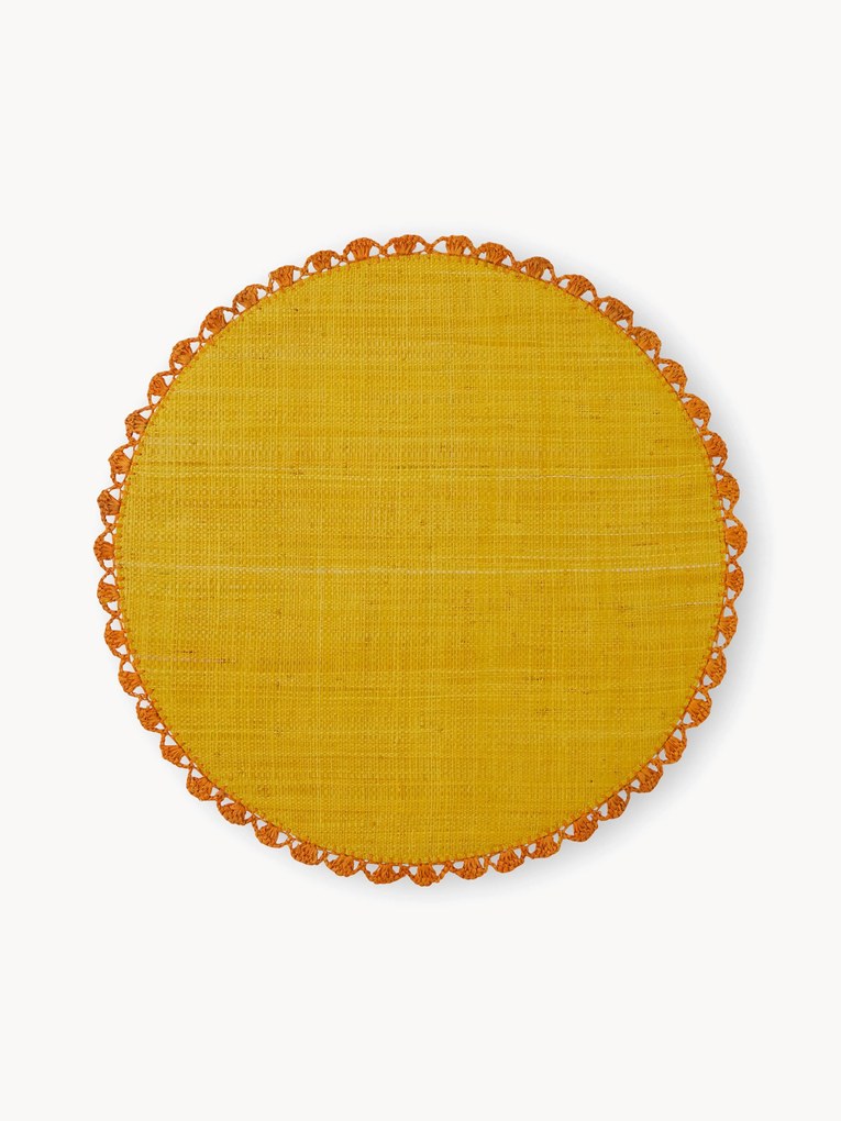 Individuais de mesa redondos Senape, conjunto de 2