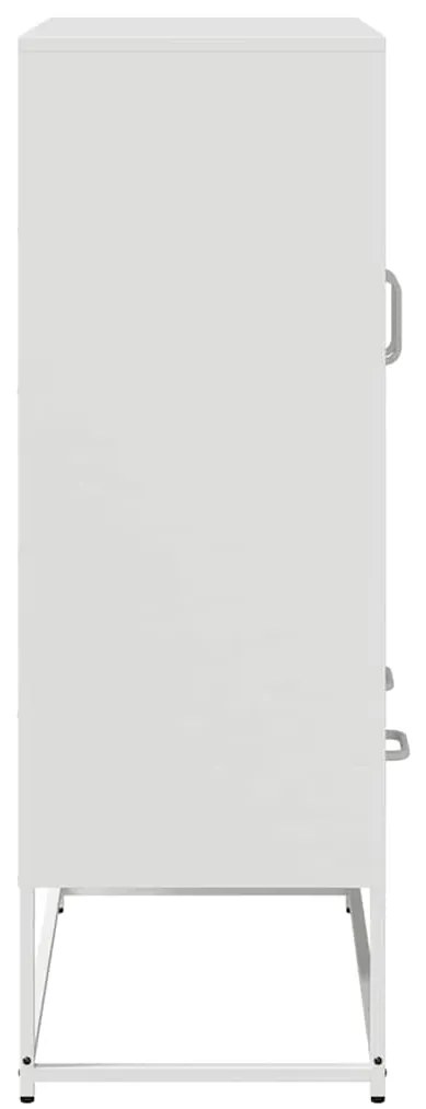 Móvel alto 68x39x111,5 cm aço branco