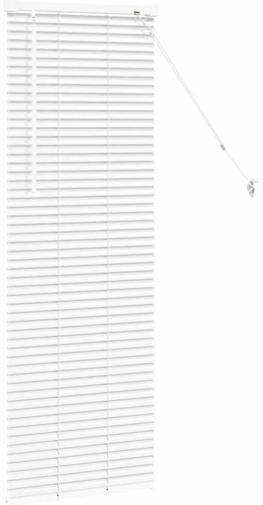 Persiana de Janela com cortinas Outros Manual Branco 80 x 130 cm Alumí