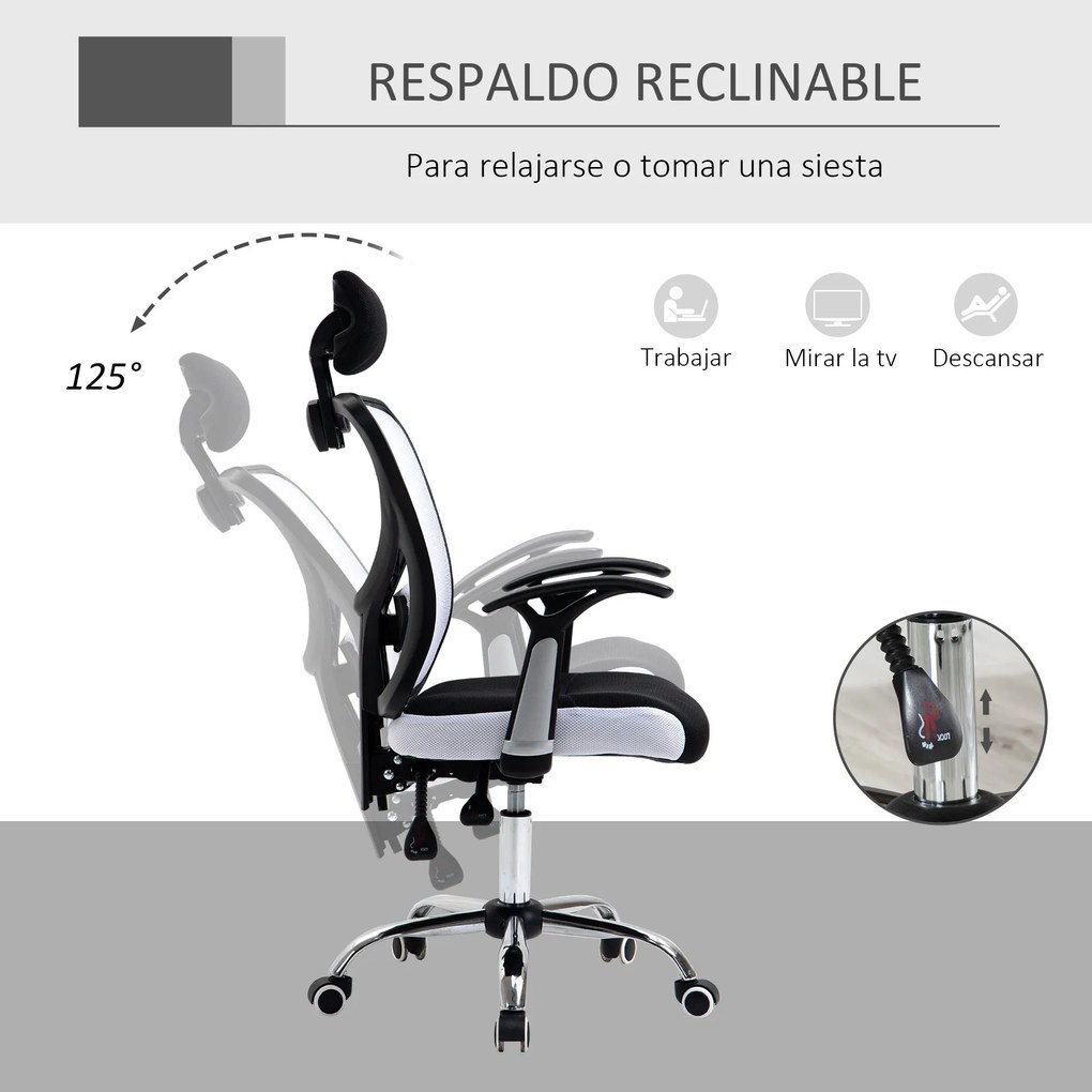 Cadeira de Escritório Ergonômica Cadeira de Escritório Giratória com A