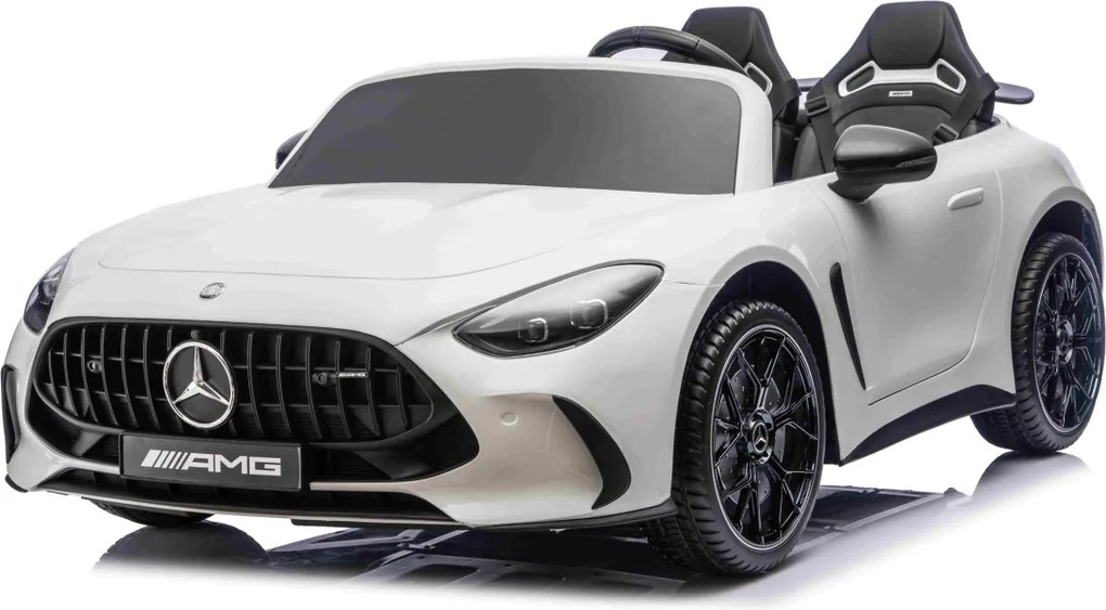 Carro elétrico para Crianças 24V, 2 Lugares, 4x4  Mercedes-Benz GT63 AMG, Rodas de espuma EVA, assento Couro ecológico Branco