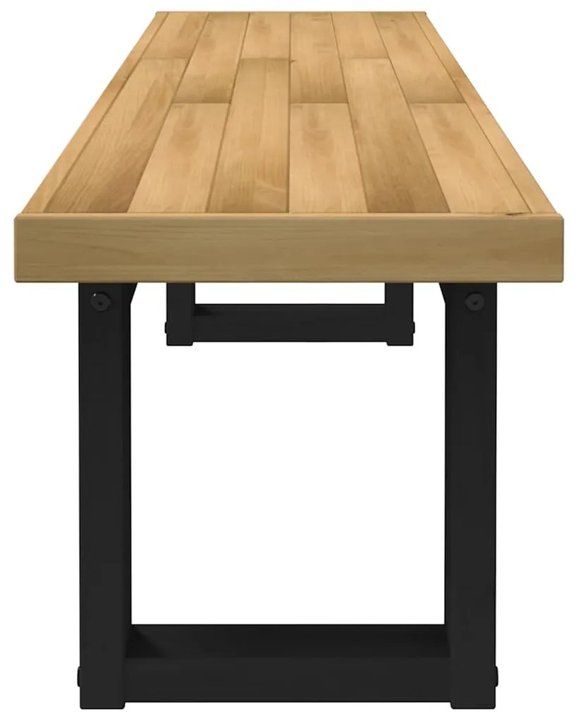 Banco de jantar NOAIN pernas forma U 180x40x45 cm pinho maciço