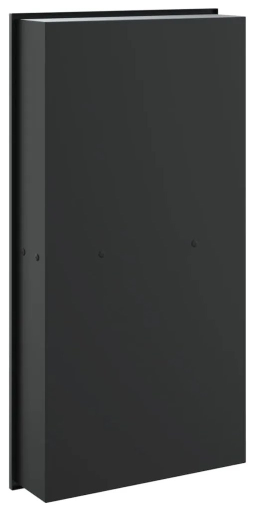 Nicho parede p/ duche 32x62x9 cm aço inoxidável preto mate