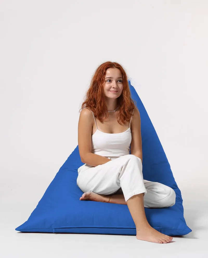 Puff de Jardim Pyramid Big Bed – Azul – 145x90x35 cm | Tribo Home