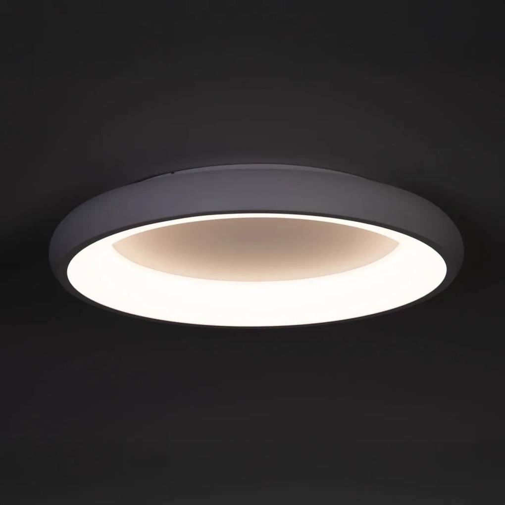 Candeeiro de Teto Moderno Branco 60cm com LED Dimerizável - Cardona