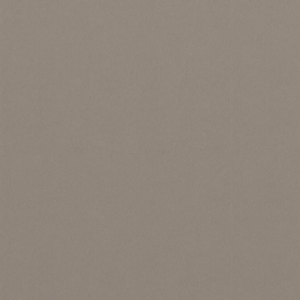 Tela de varanda 120x400 cm tecido Oxford cinzento-acastanhado