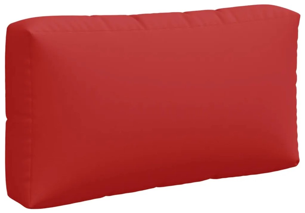 Almofadões de paletes 3 pcs tecido vermelho