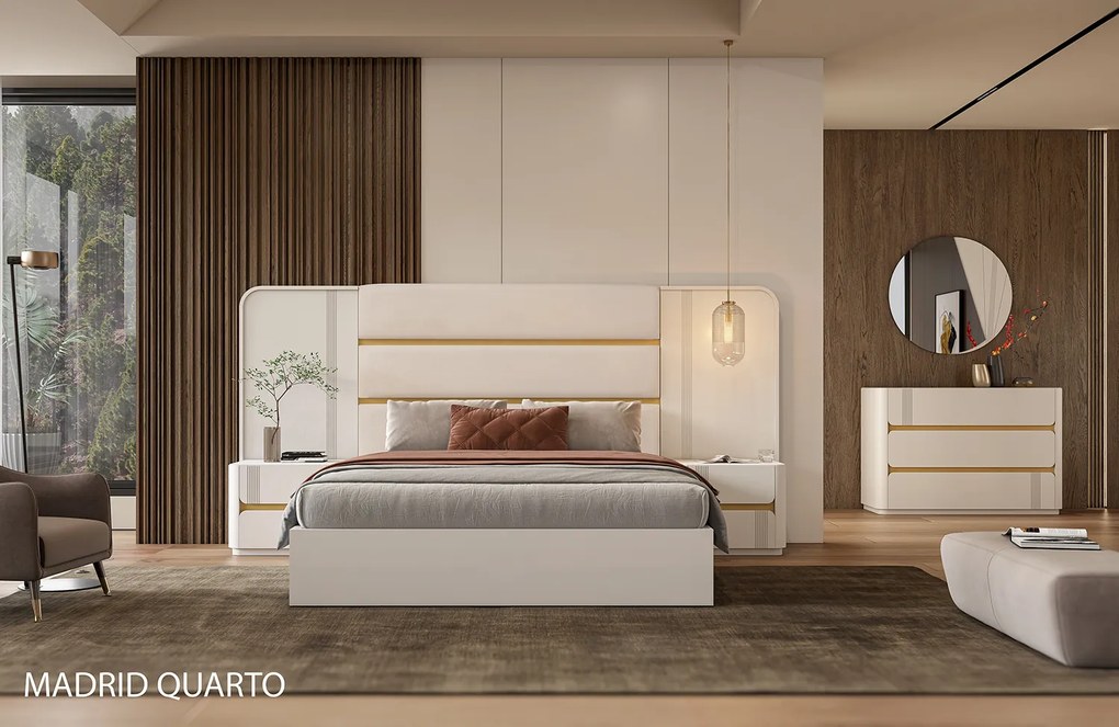 Comoda Madrid (130cm I Lacado I Personalizável)