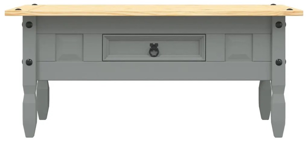 Mesa de centro Corona pinho mexicano 100x55x44 cm cinzento
