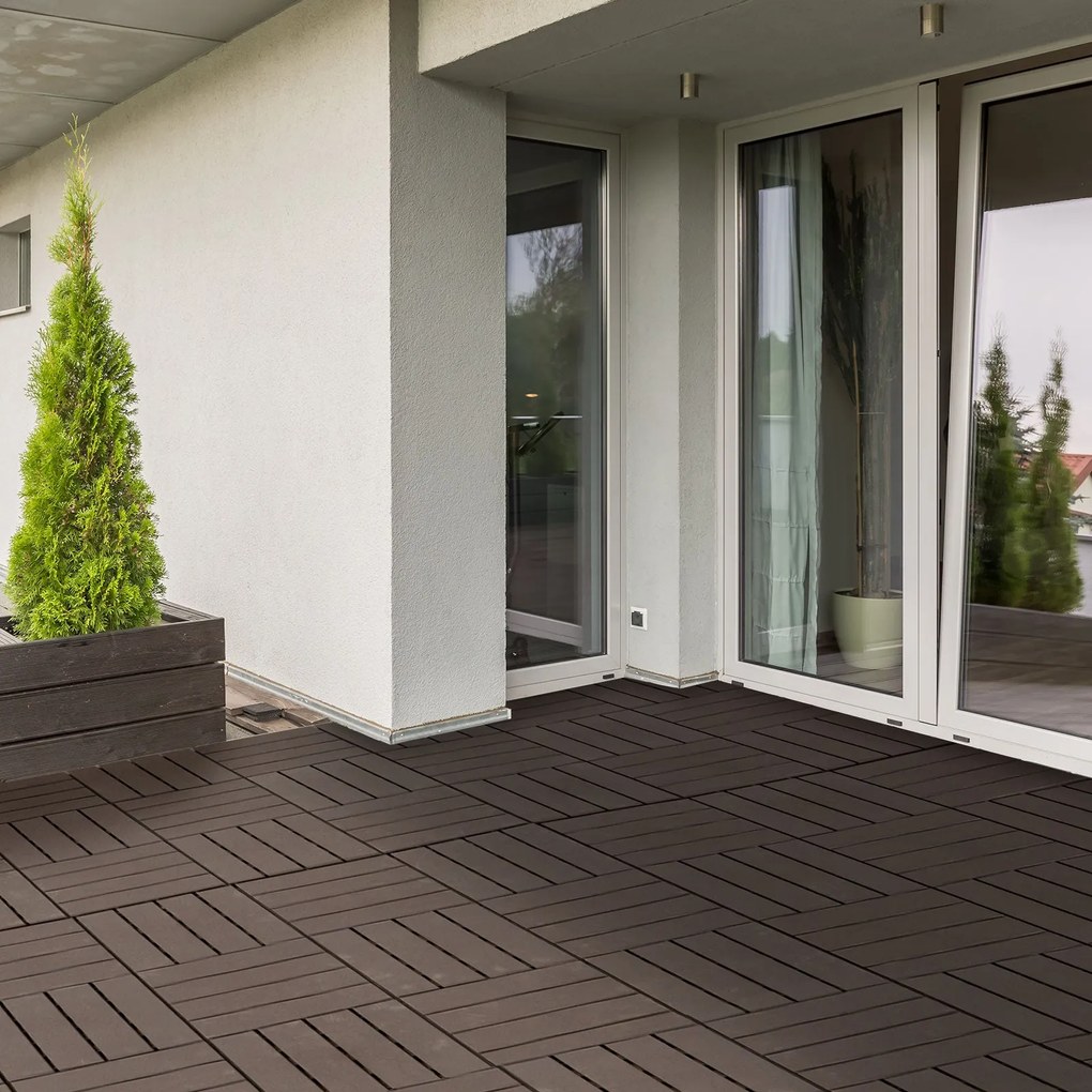 Conjunto de 9 Estrados para Exterior e Interior – 30x30 cm | 9 Peças c
