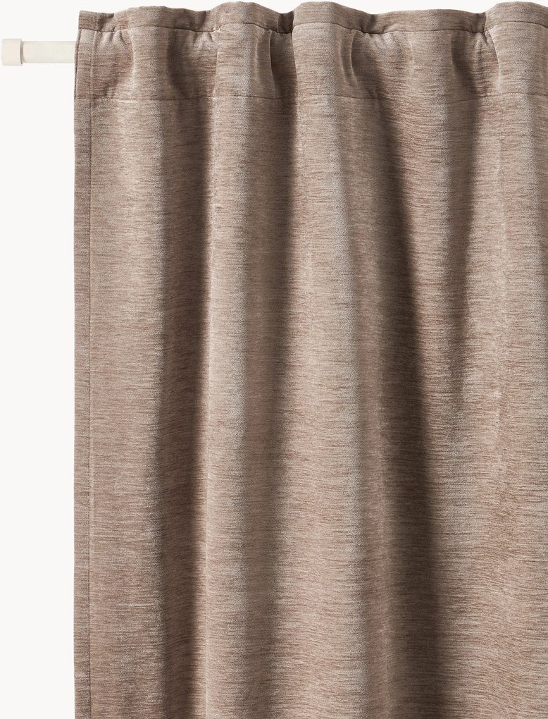 Cortinas blackout com multi-banda Sandra, conjunto de 2, L 130 cm