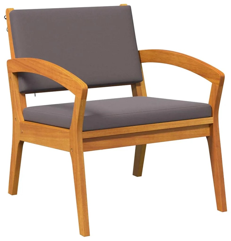 Cadeiras de Jardim vidaXL 2 pcs 59,5x70,5x72,5 cm Madeira Sólida de Ac