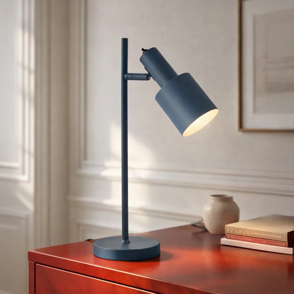 Candeeiro de mesa moderno azul - Stijn