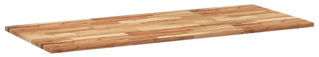 Tampo de mesa retangular 140x60x2 cm madeira de acácia maciça